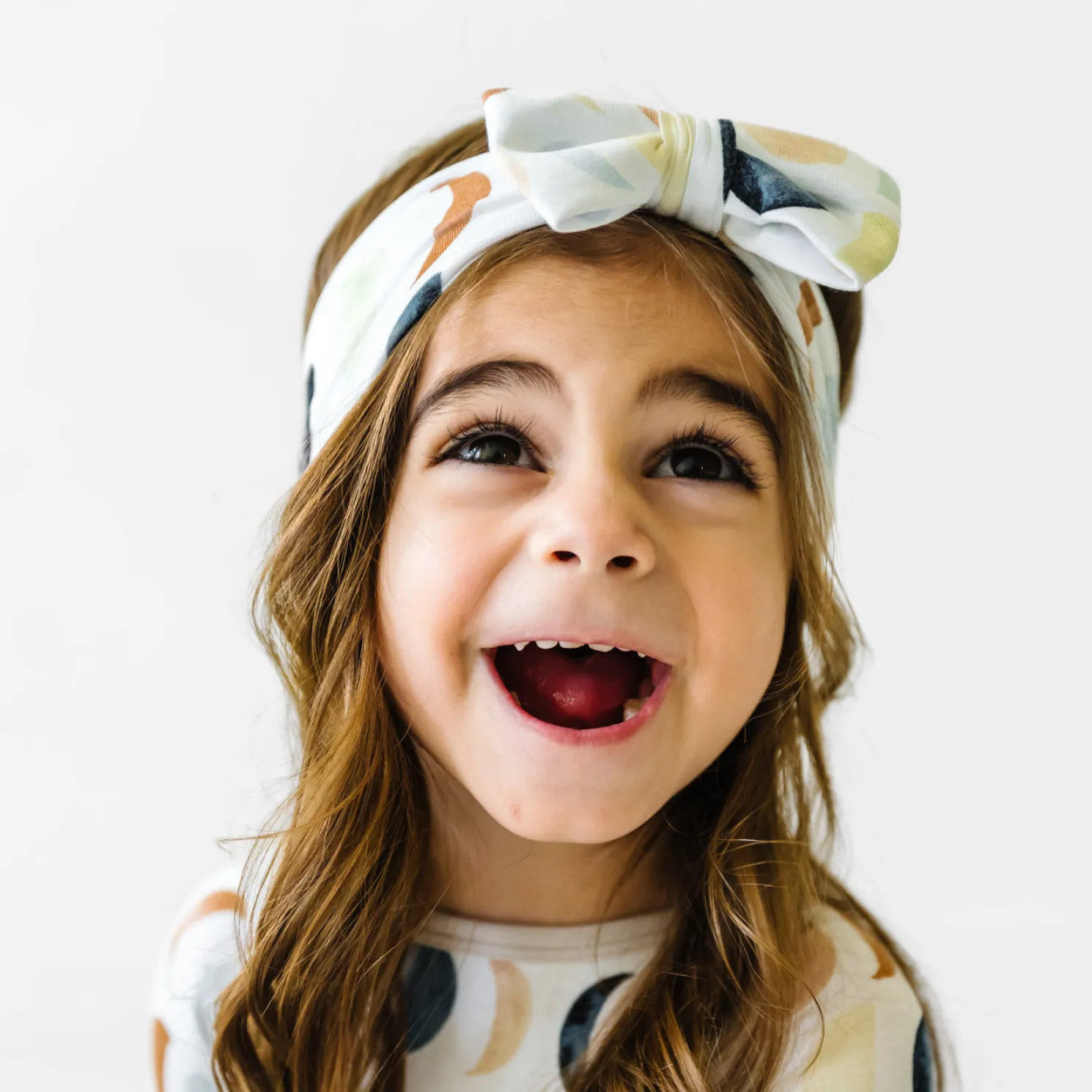 Luna Neutral Luxe Bow Headband