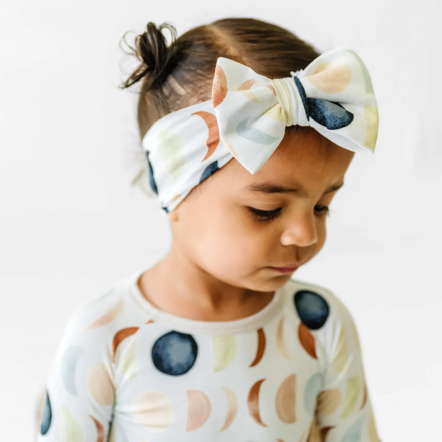 Luna Neutral Luxe Bow Headband