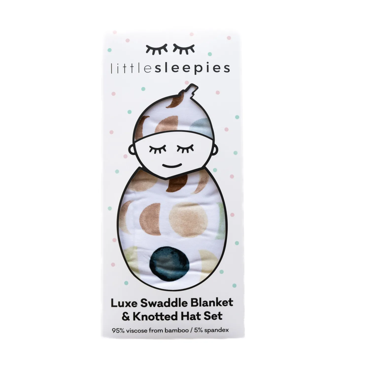 Luna Neutral Swaddle & Hat Set