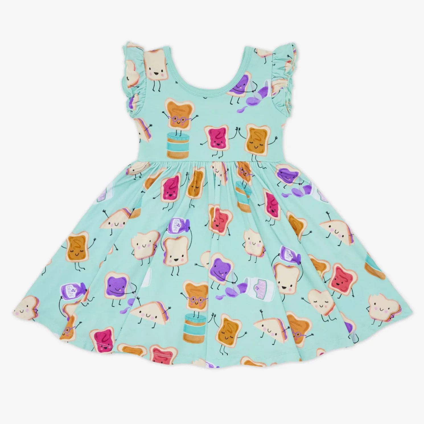 Lunch Buddies Flutter Twirl Dress
