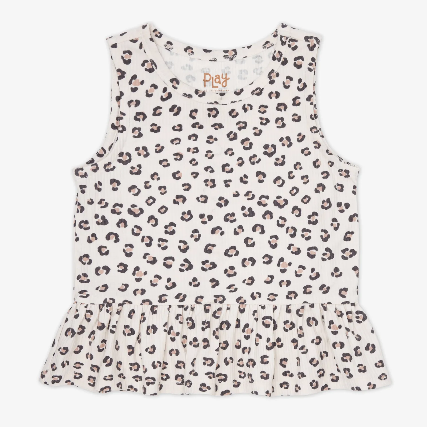 Luxe Leopard Peplum Tank