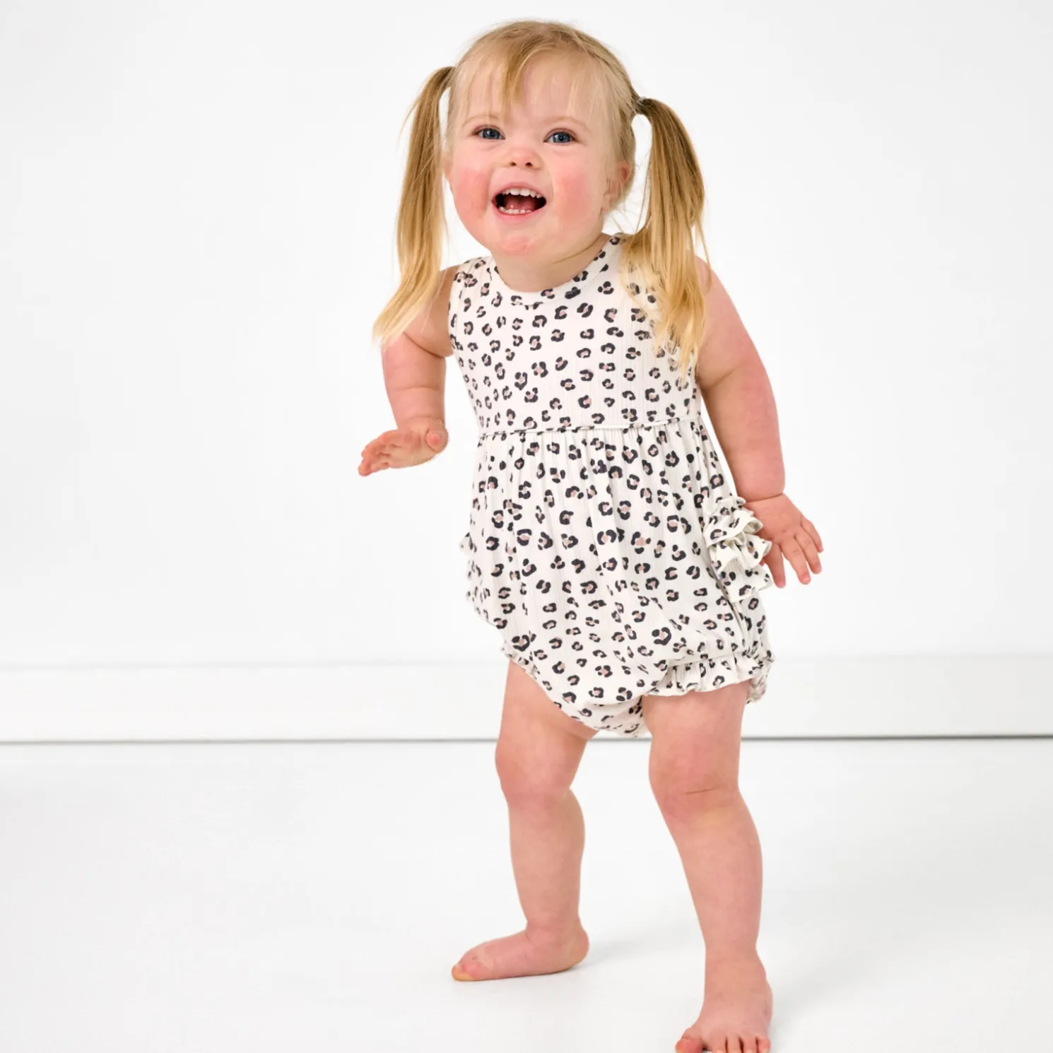 Luxe Leopard Bubble Romper