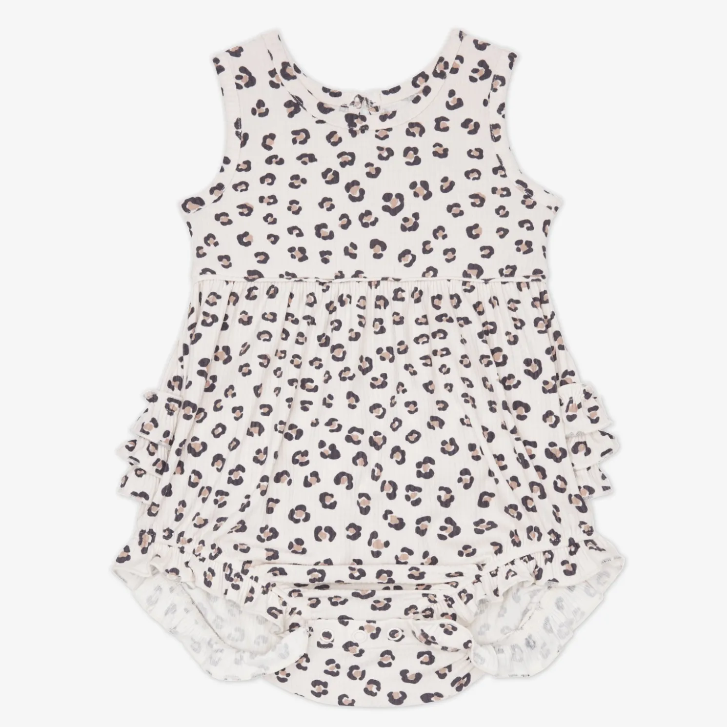 Luxe Leopard Bubble Romper