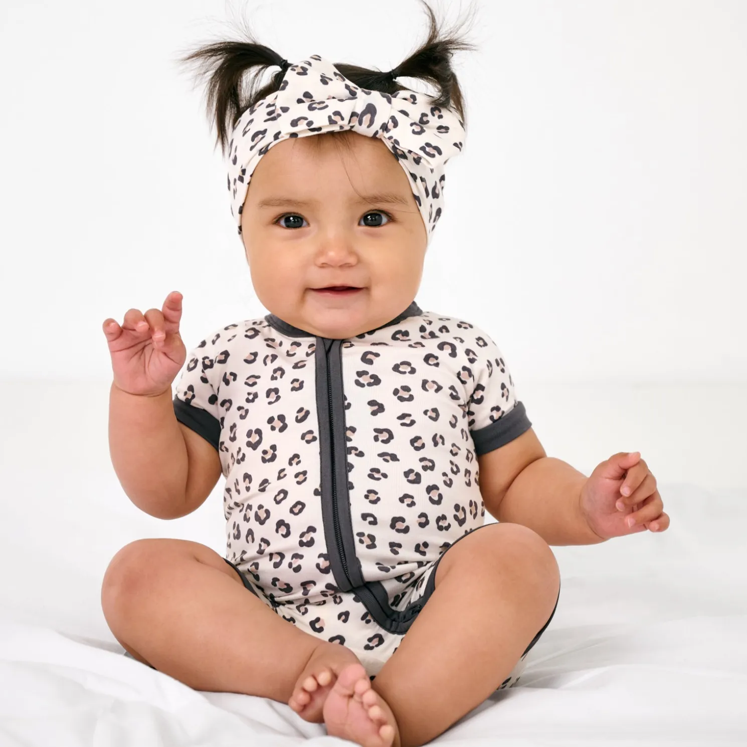 Luxe Leopard Shorty Zippy