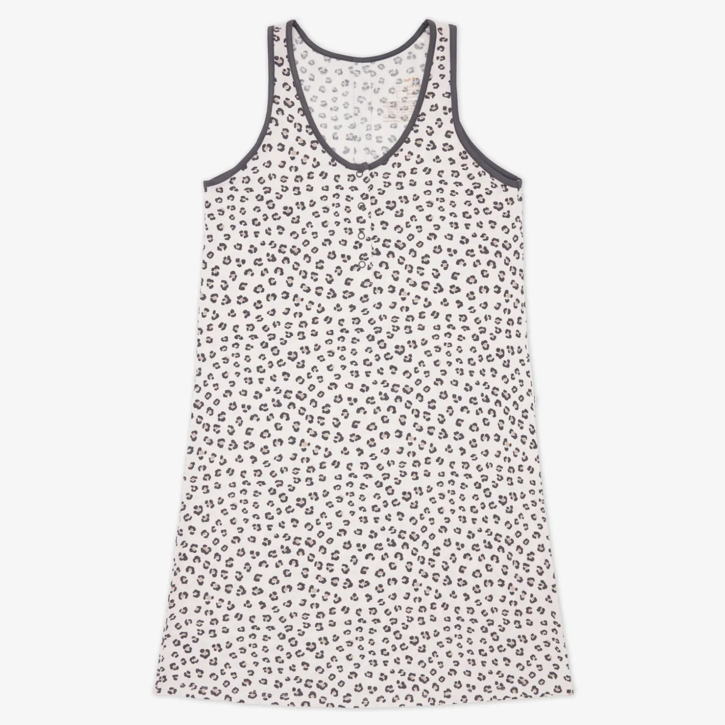 Luxe Leopard Women's Sleeveless Nightgown