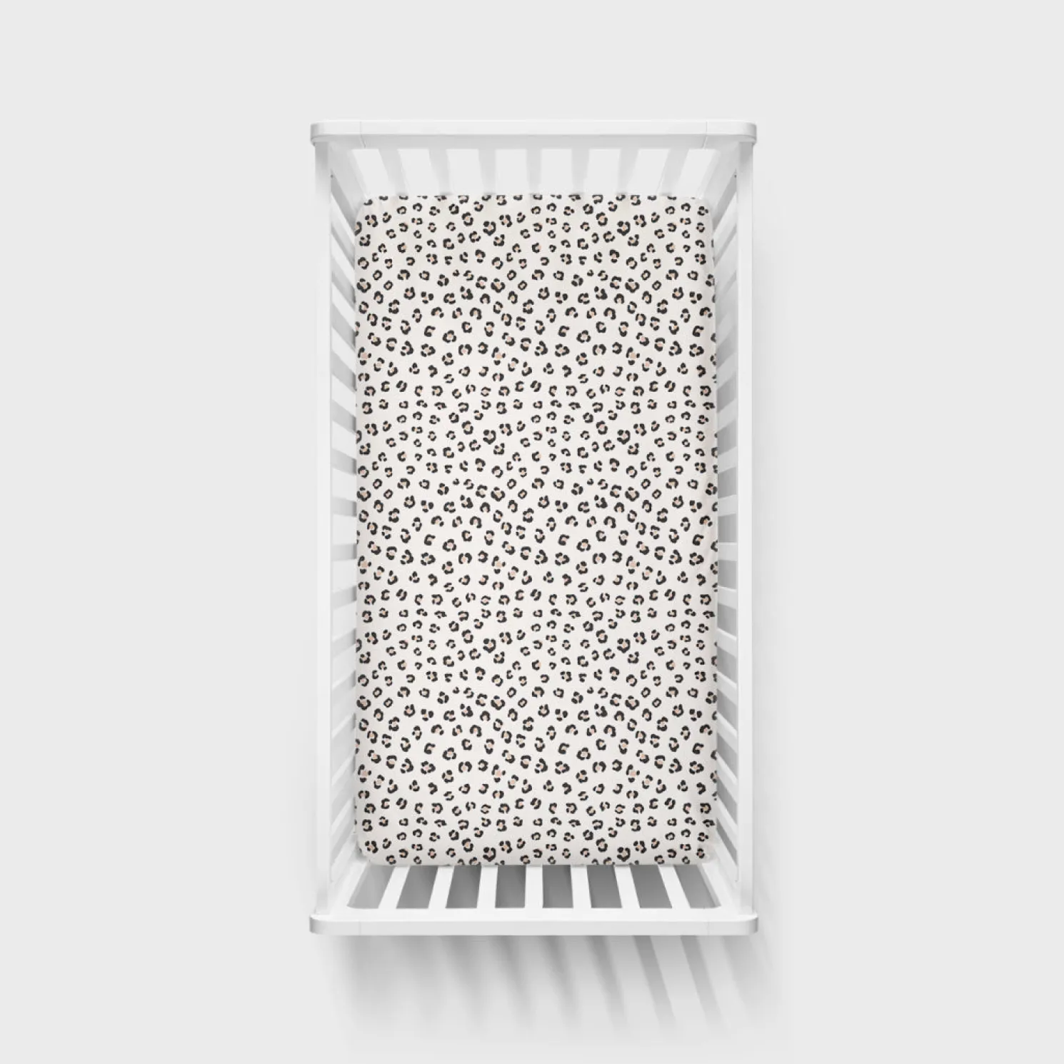 Luxe Leopard Fitted Crib Sheet