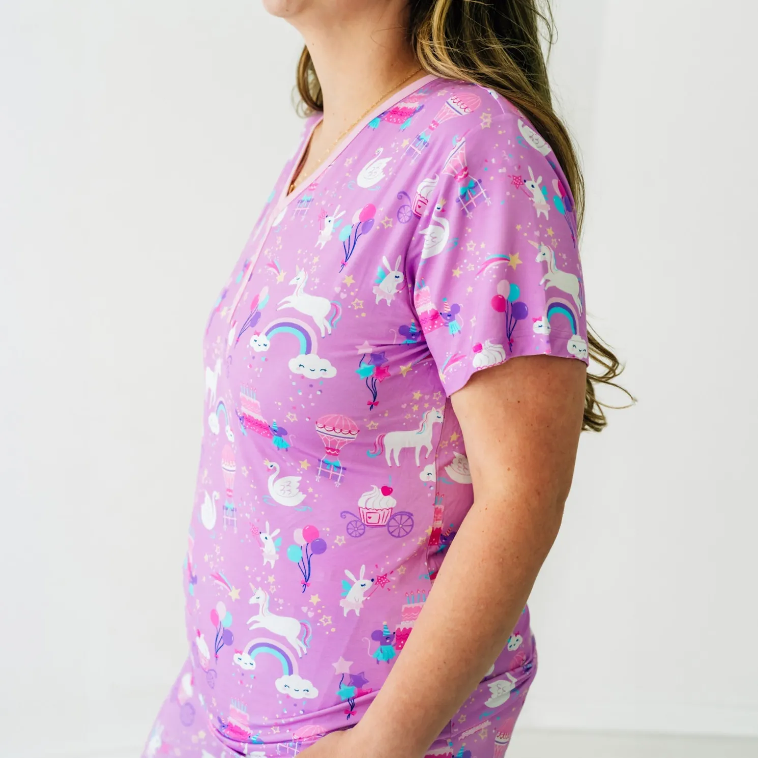 Magical Birthday Women's Short Sleeve Pajama Top