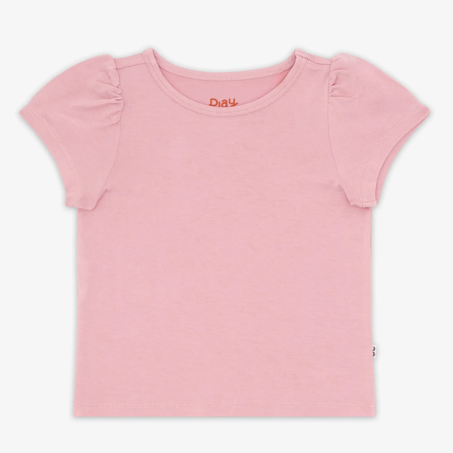 Mauve Blush Puff Sleeve Tee