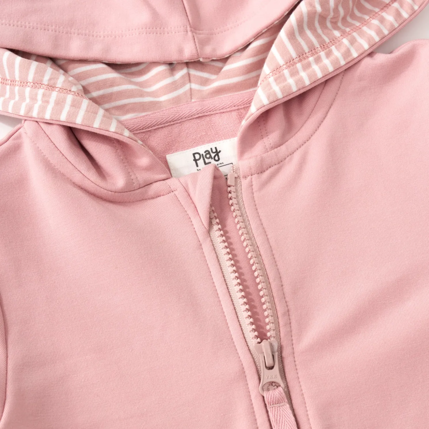 Mauve Blush Peplum Hoodie