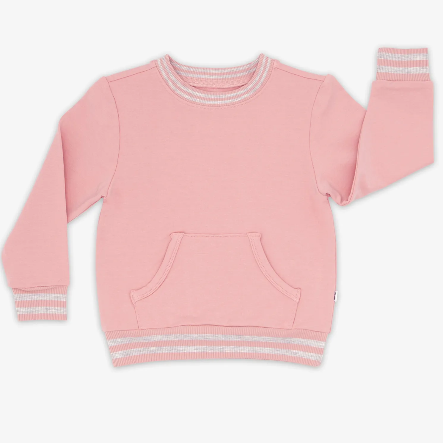 Mauve Blush Pocket Crewneck
