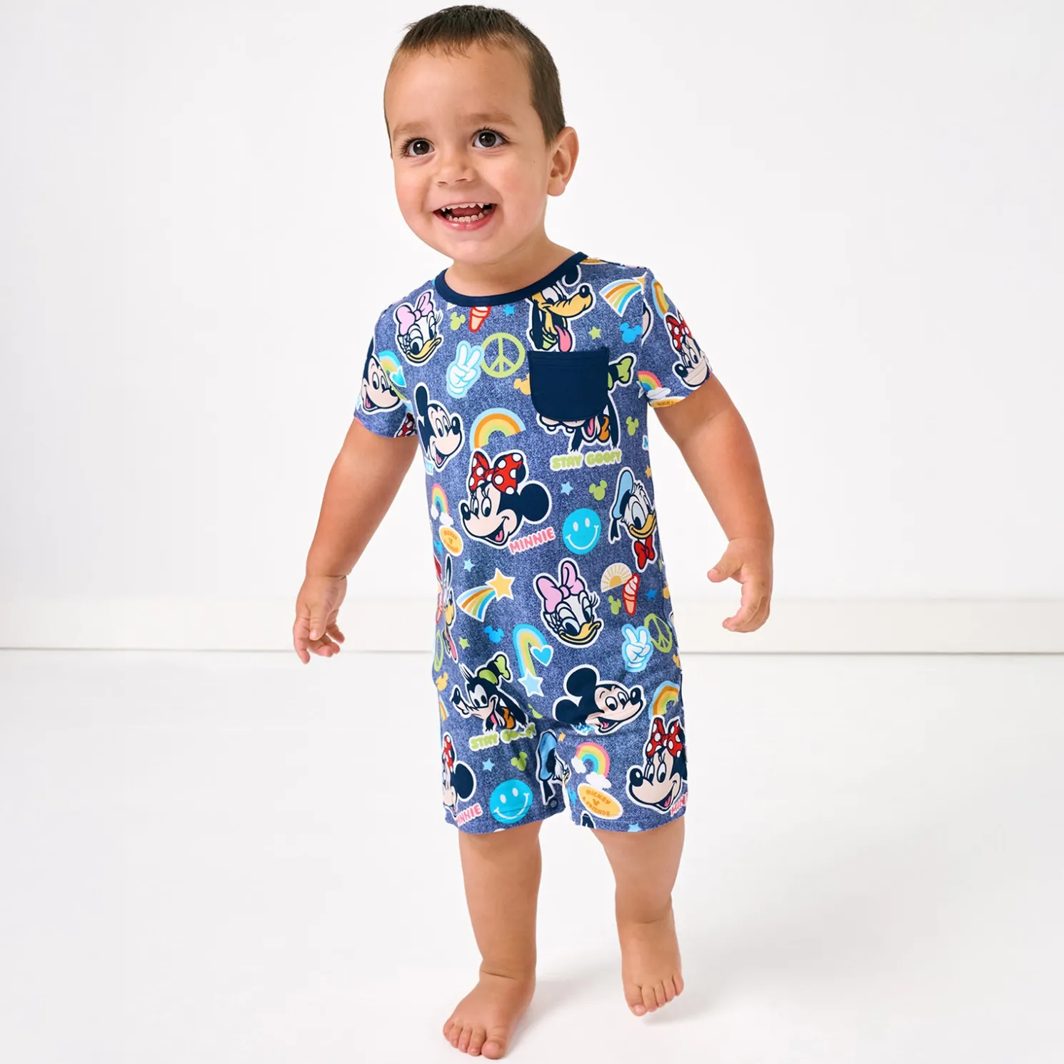 Mickey's Clubhouse Pocket Shorty Romper