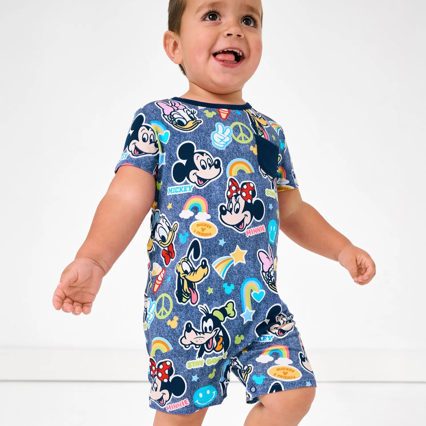 Mickey's Clubhouse Pocket Shorty Romper