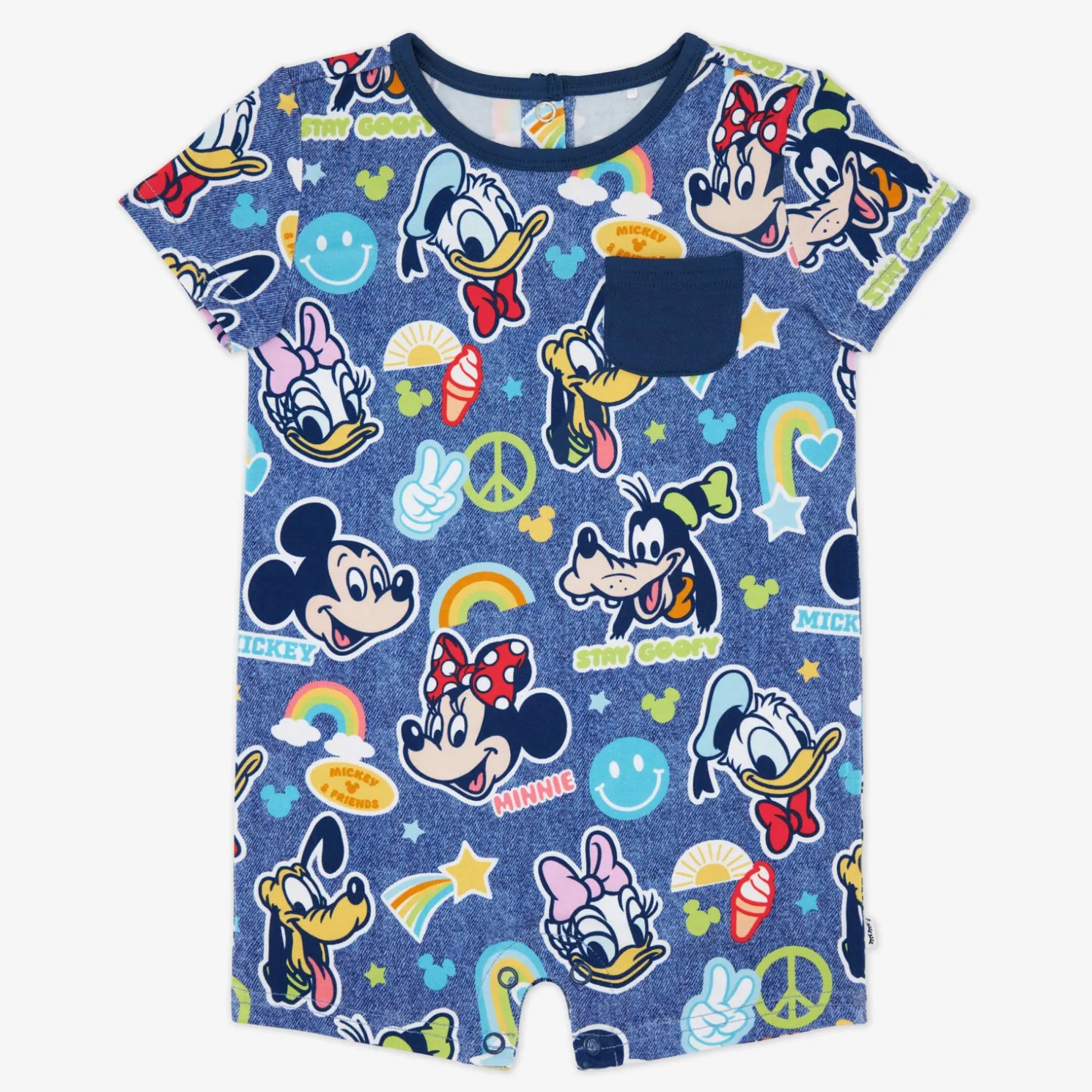 Mickey's Clubhouse Pocket Shorty Romper
