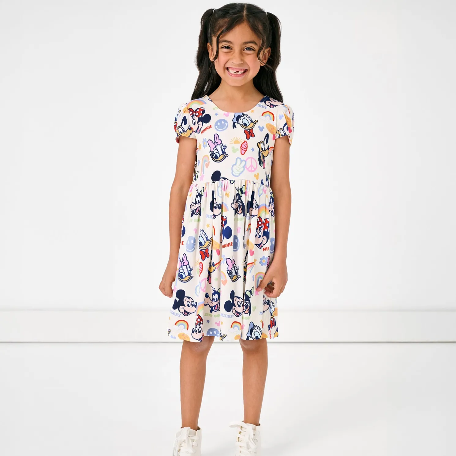 Mickey's Clubhouse Bow Back Skater Dress