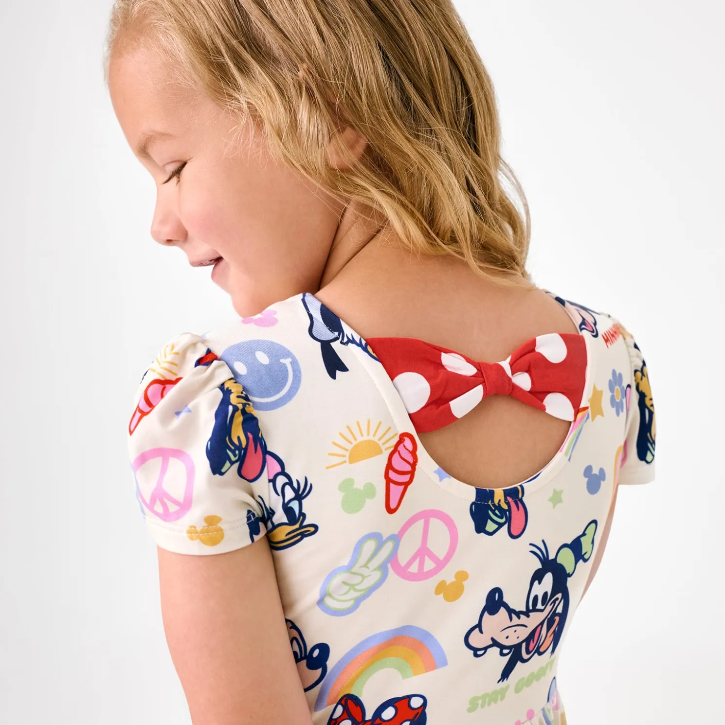 Mickey's Clubhouse Bow Back Skater Dress