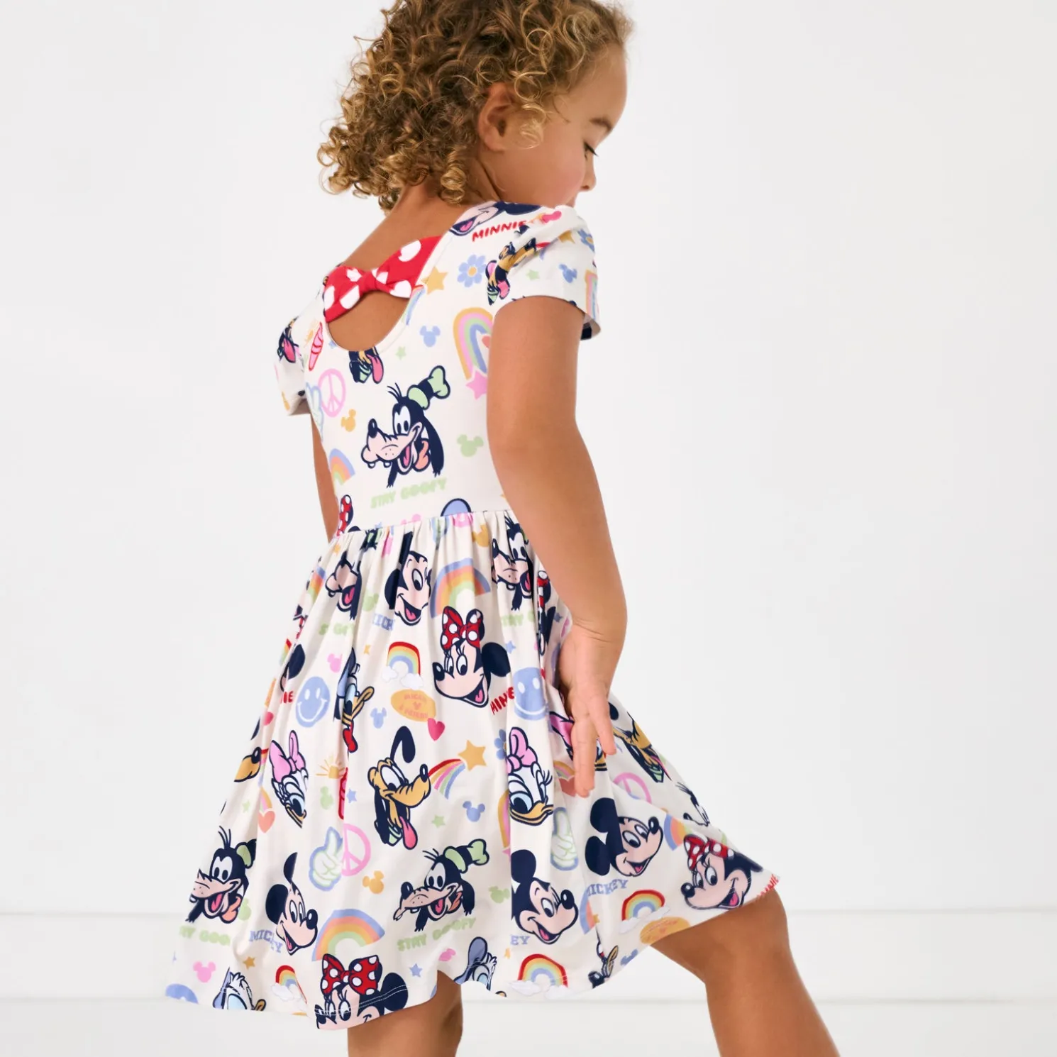 Mickey's Clubhouse Bow Back Skater Dress