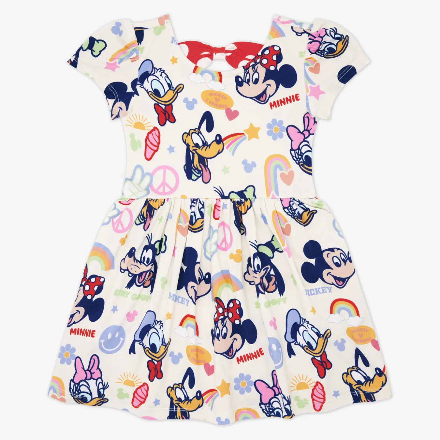 Mickey's Clubhouse Bow Back Skater Dress