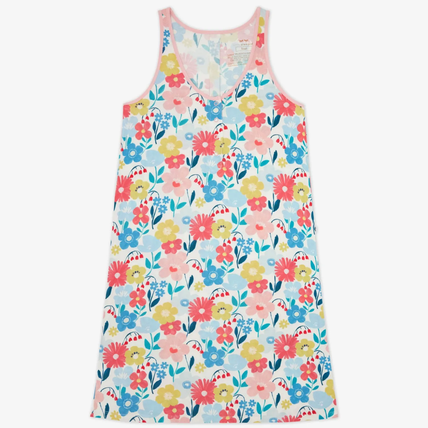 Midsummer Meadow Women's Sleeveless Nightgown