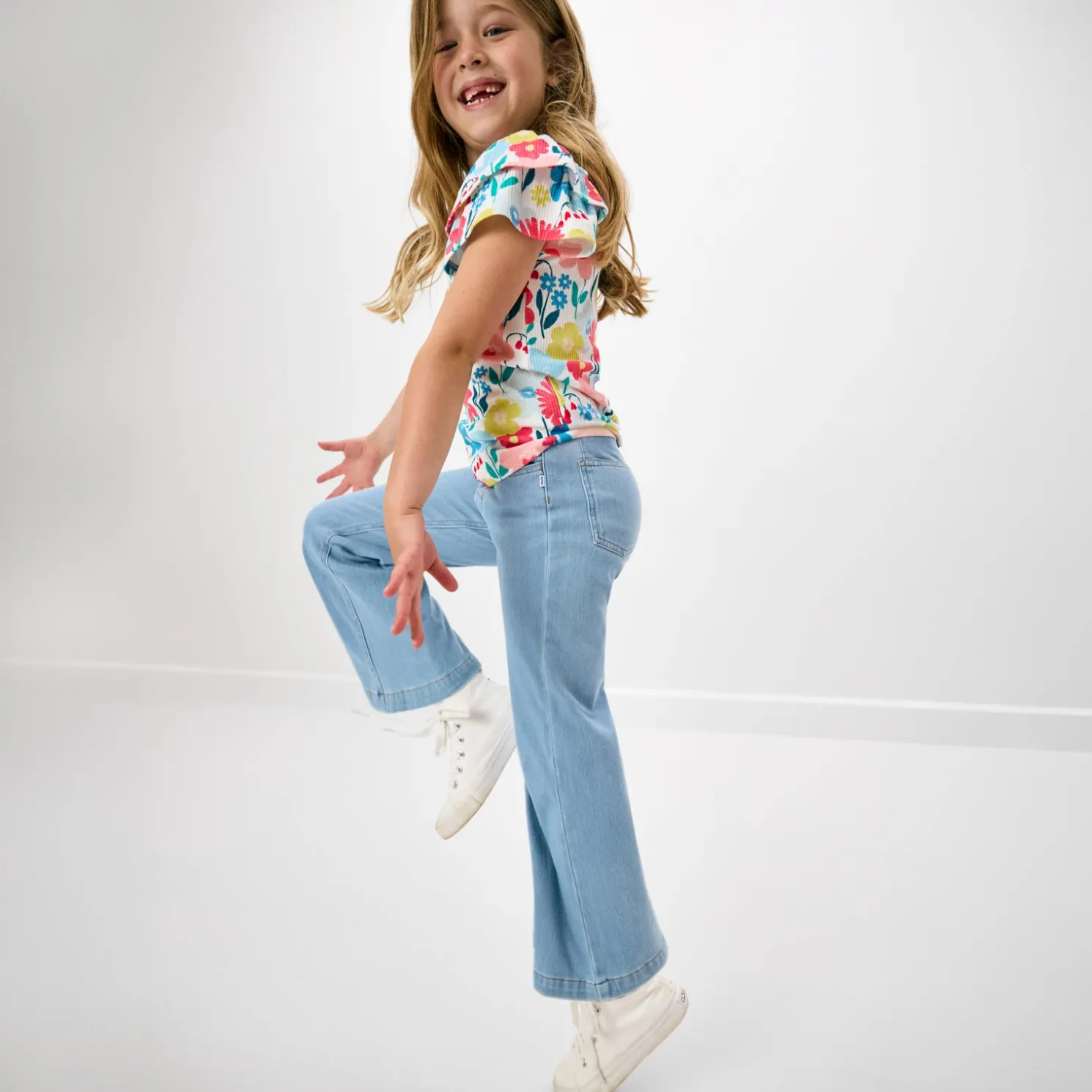 Midsummer Meadow Double Flutter Tee