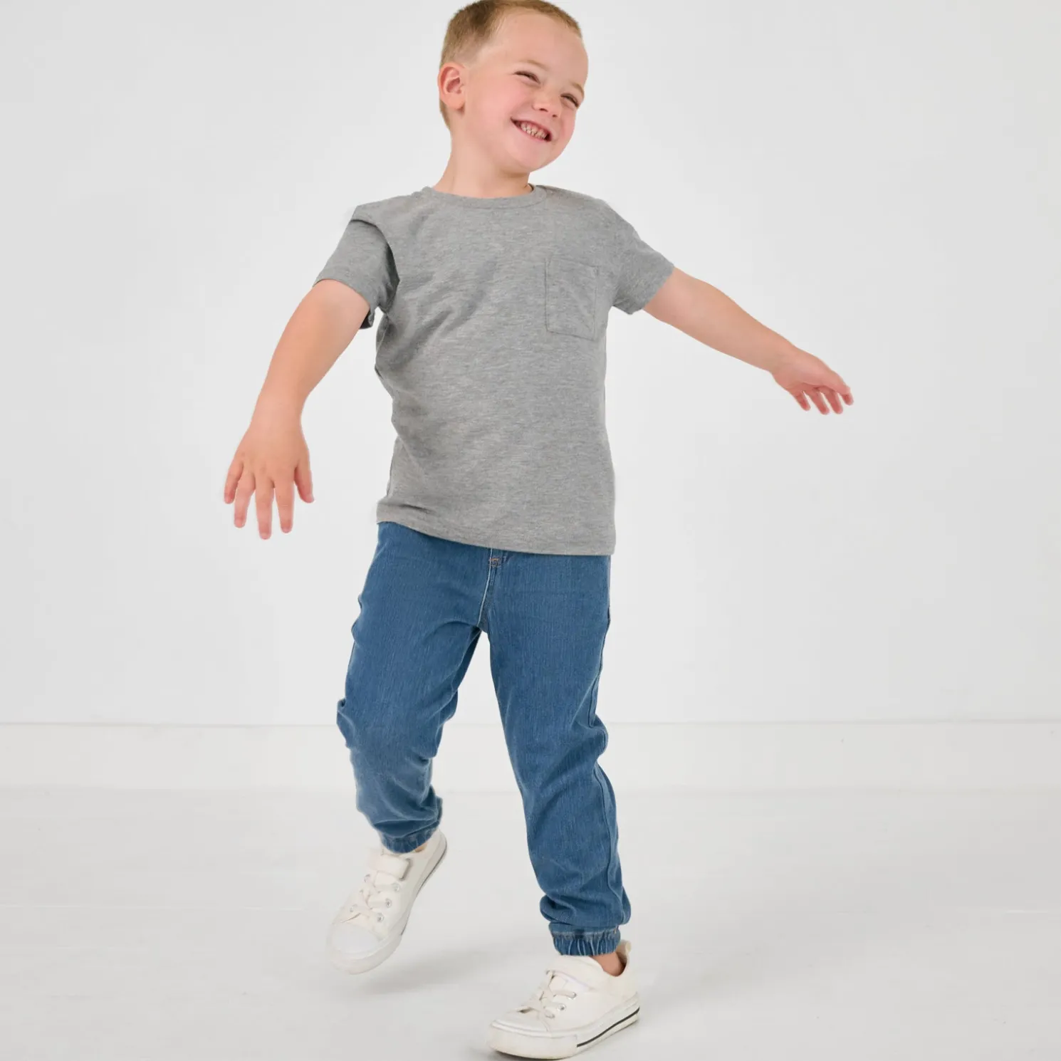 Midwash Blue Denim Jogger