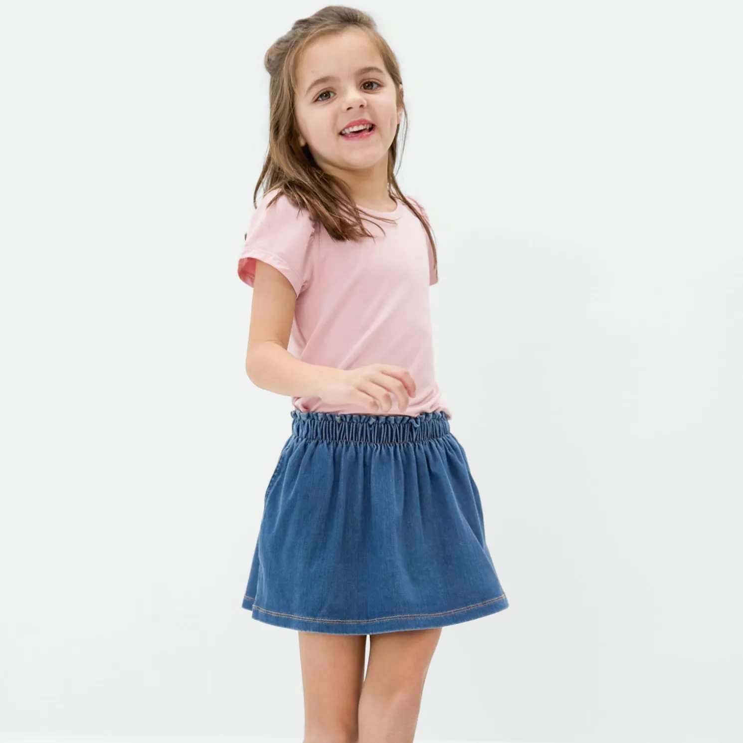 Midwash Blue Denim Skort