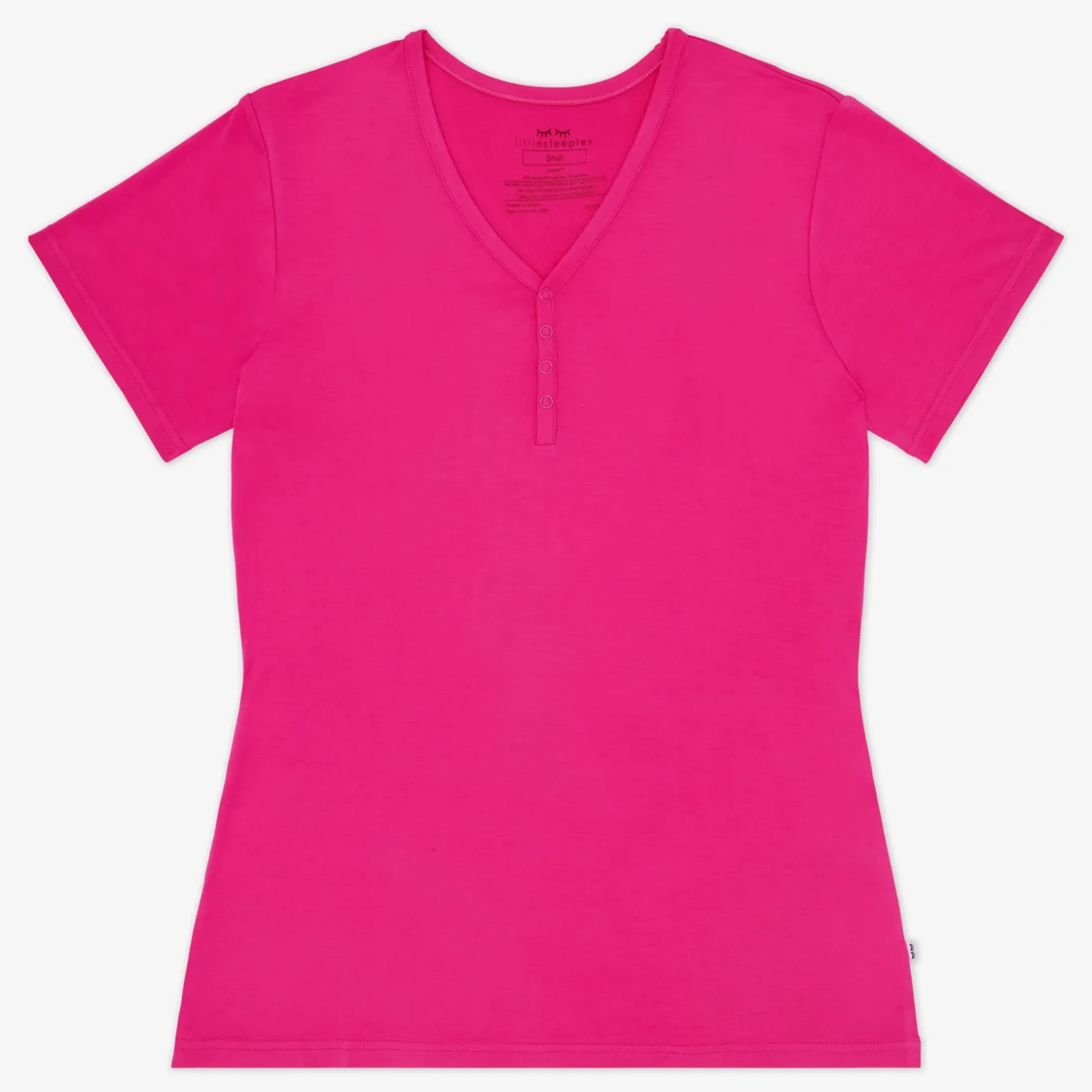 Mighty Magenta Women's Short Sleeve Pajama Top