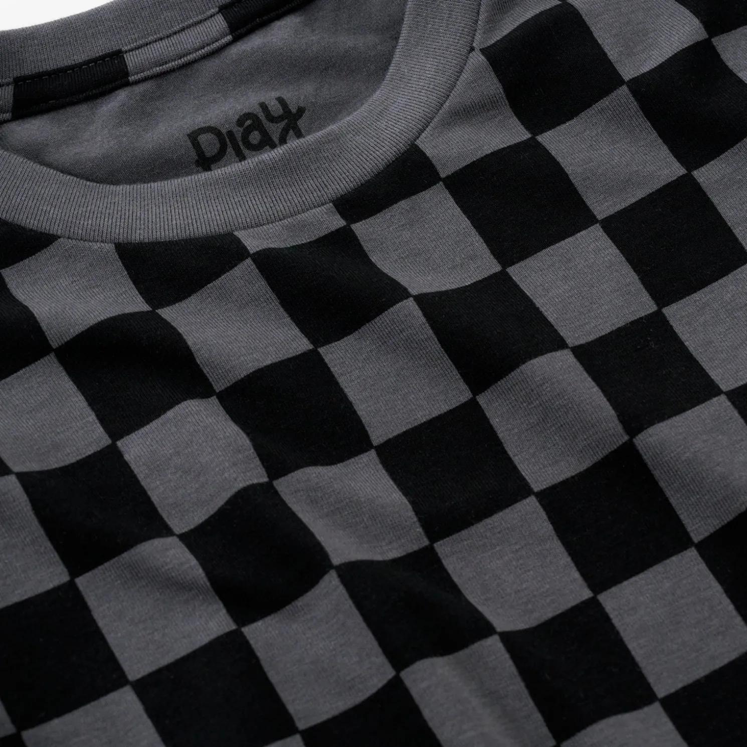 Monochrome Checks Relaxed Tee