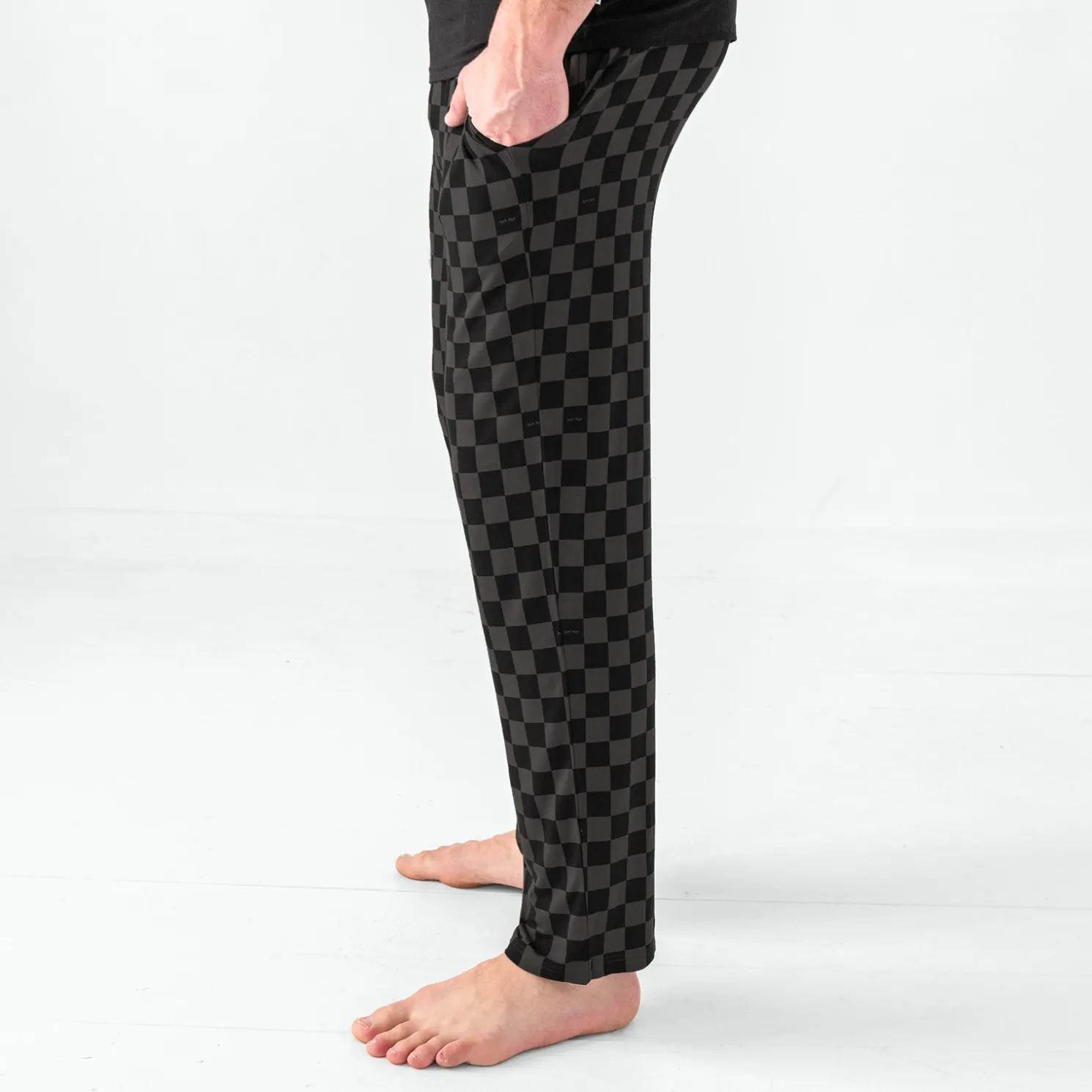 Monochrome Checks Men's Pajama Pants