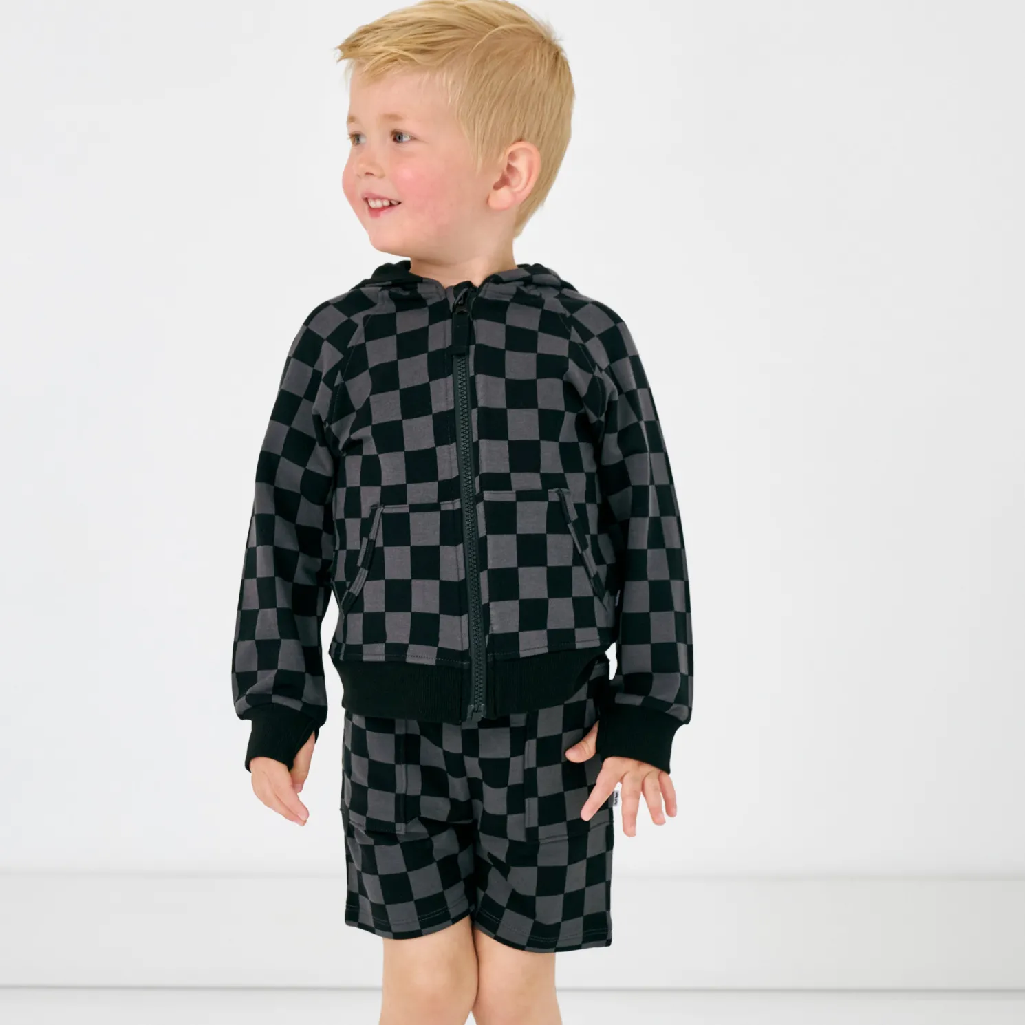 Monochrome Checks Shorts