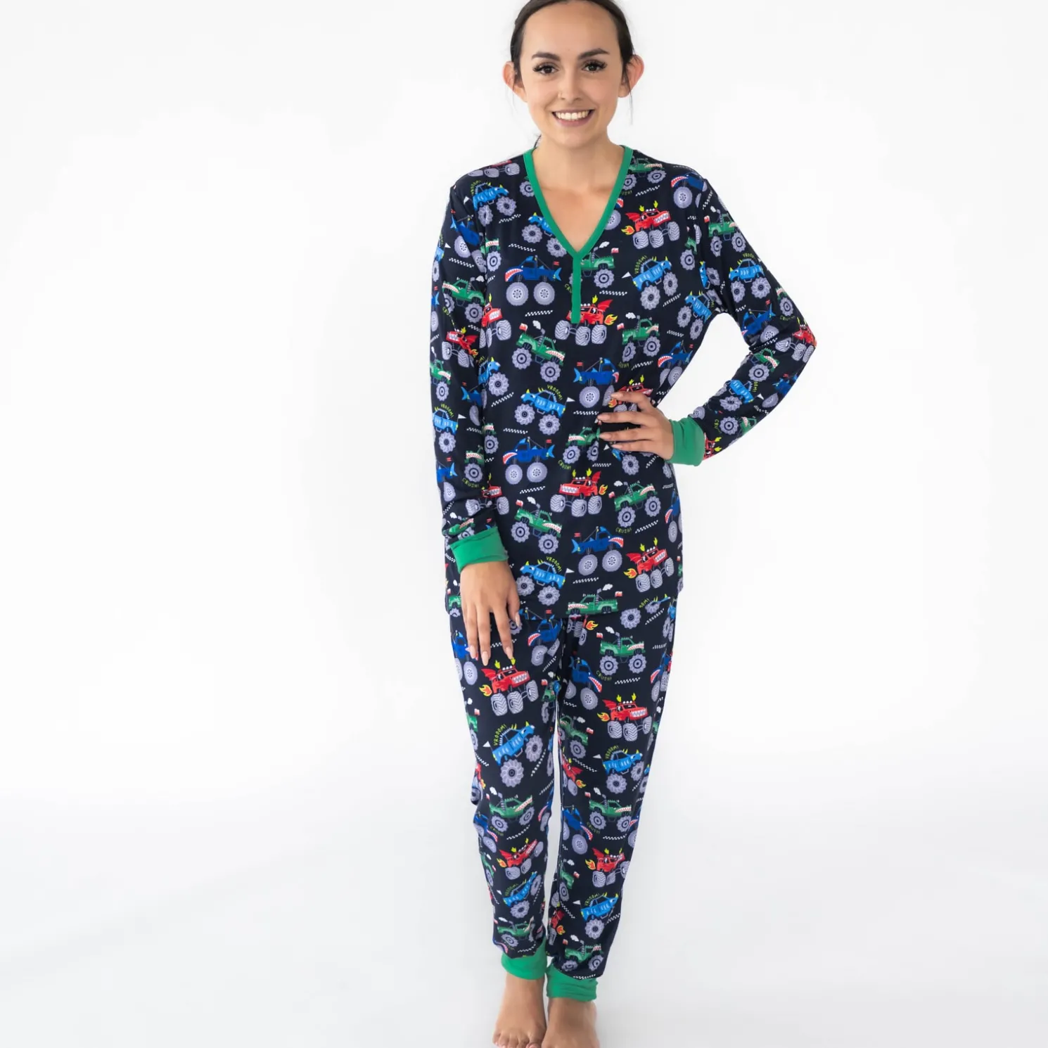 Monster Truck Madness Women's Pajama Top