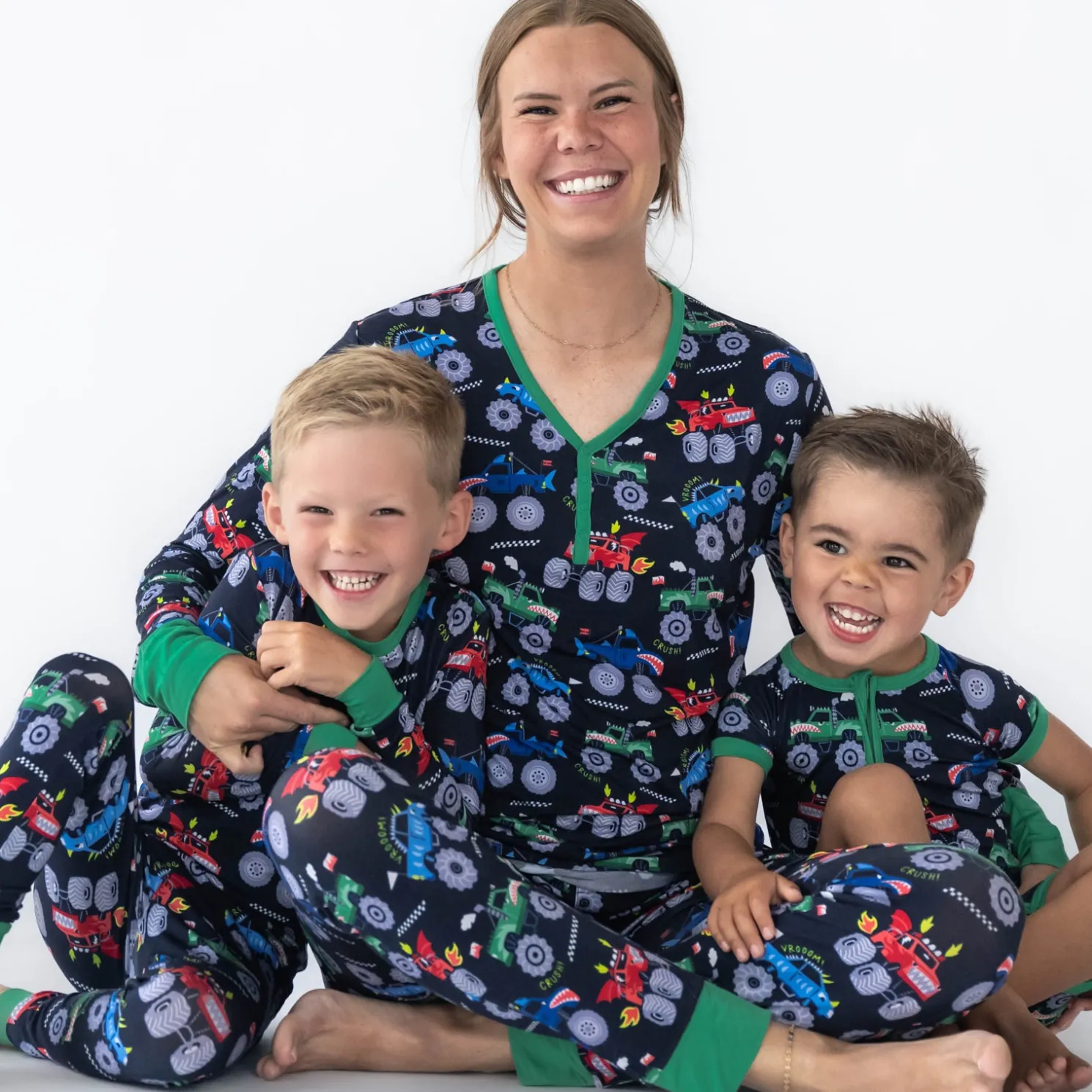 Monster Truck Madness Women's Pajama Top