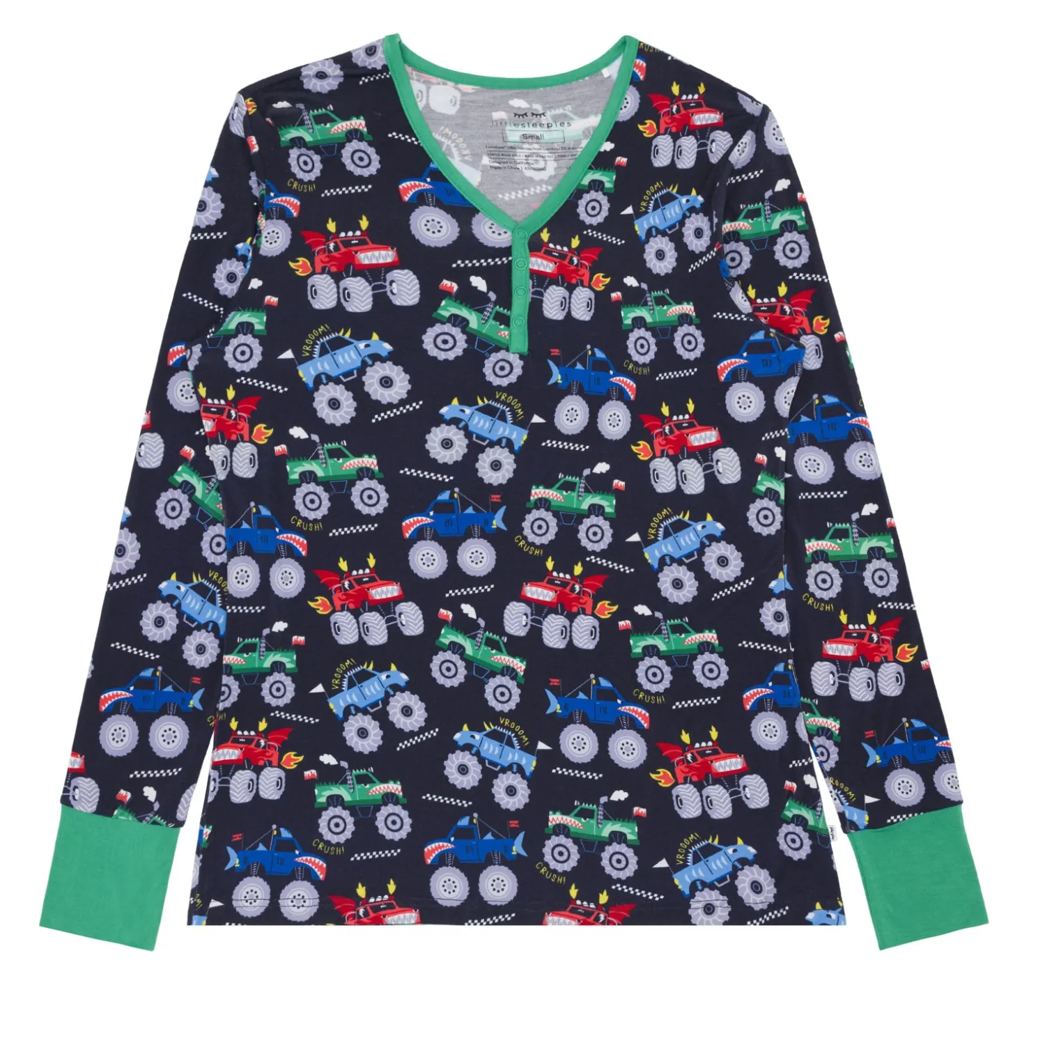 Monster Truck Madness Women's Pajama Top