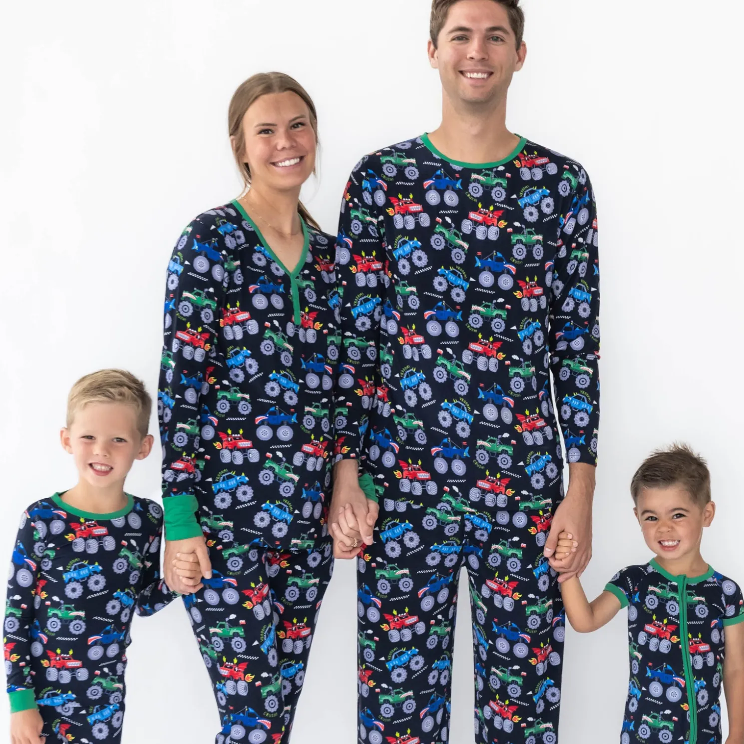 Monster Truck Madness Men's Pajama Top