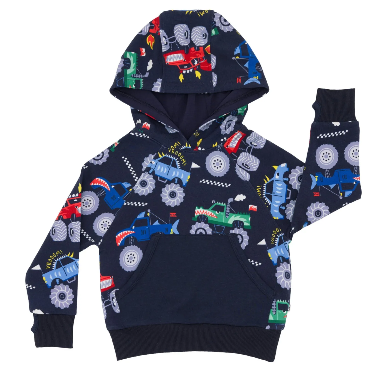 Monster Truck Madness Pullover Hoodie