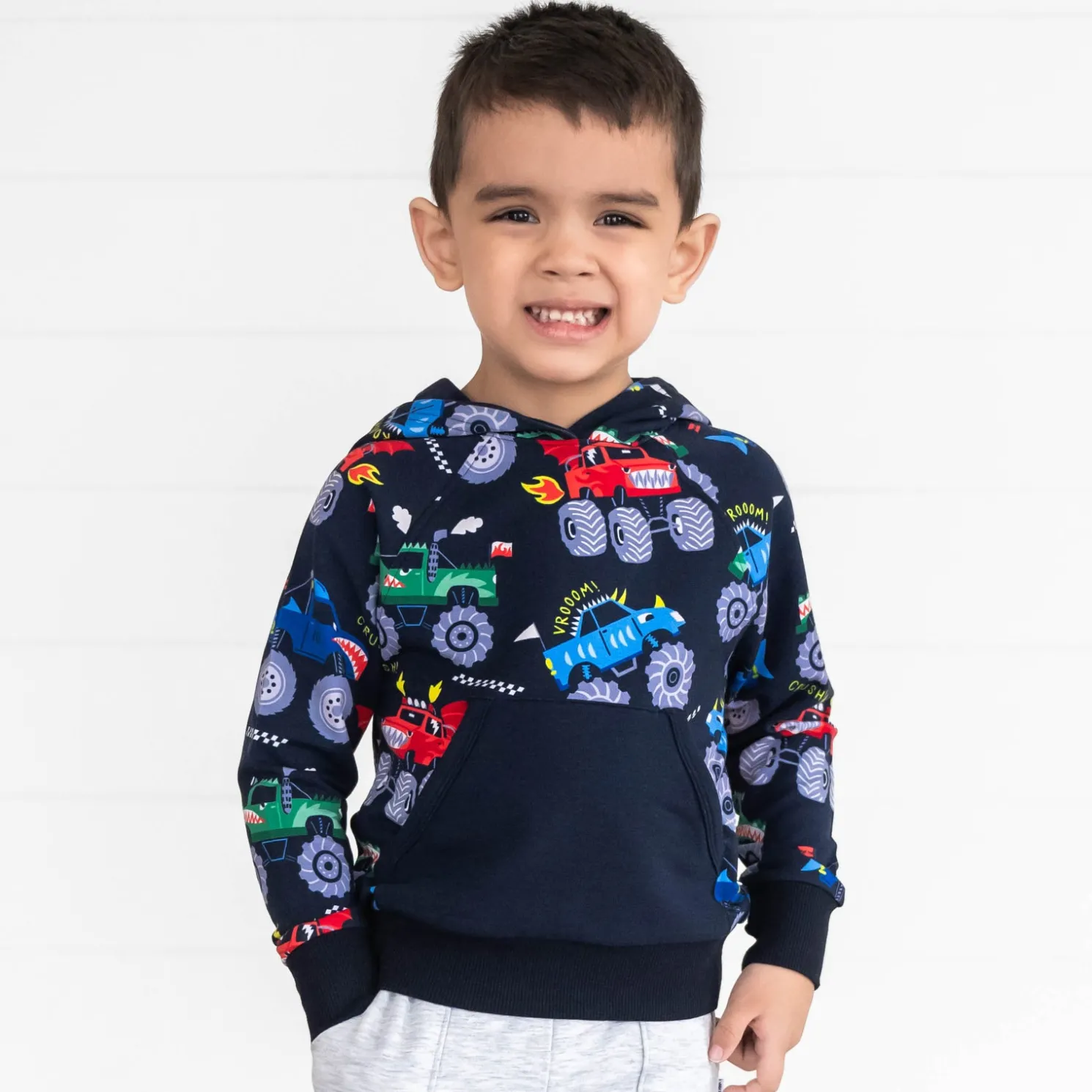 Monster Truck Madness Pullover Hoodie