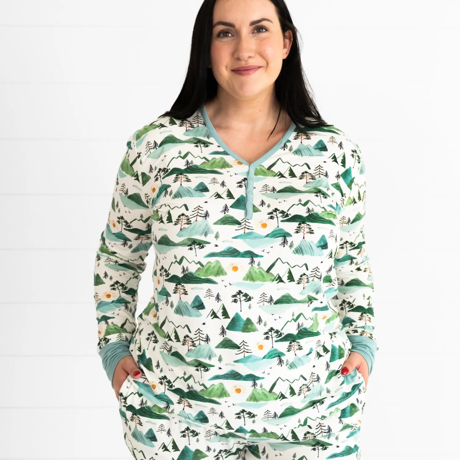 Mountain Mist Women's Pajama Top