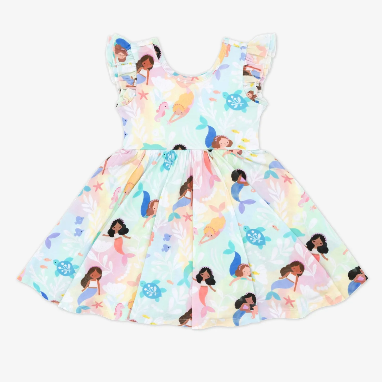 Mystic Mermaids Flutter Twirl Dress