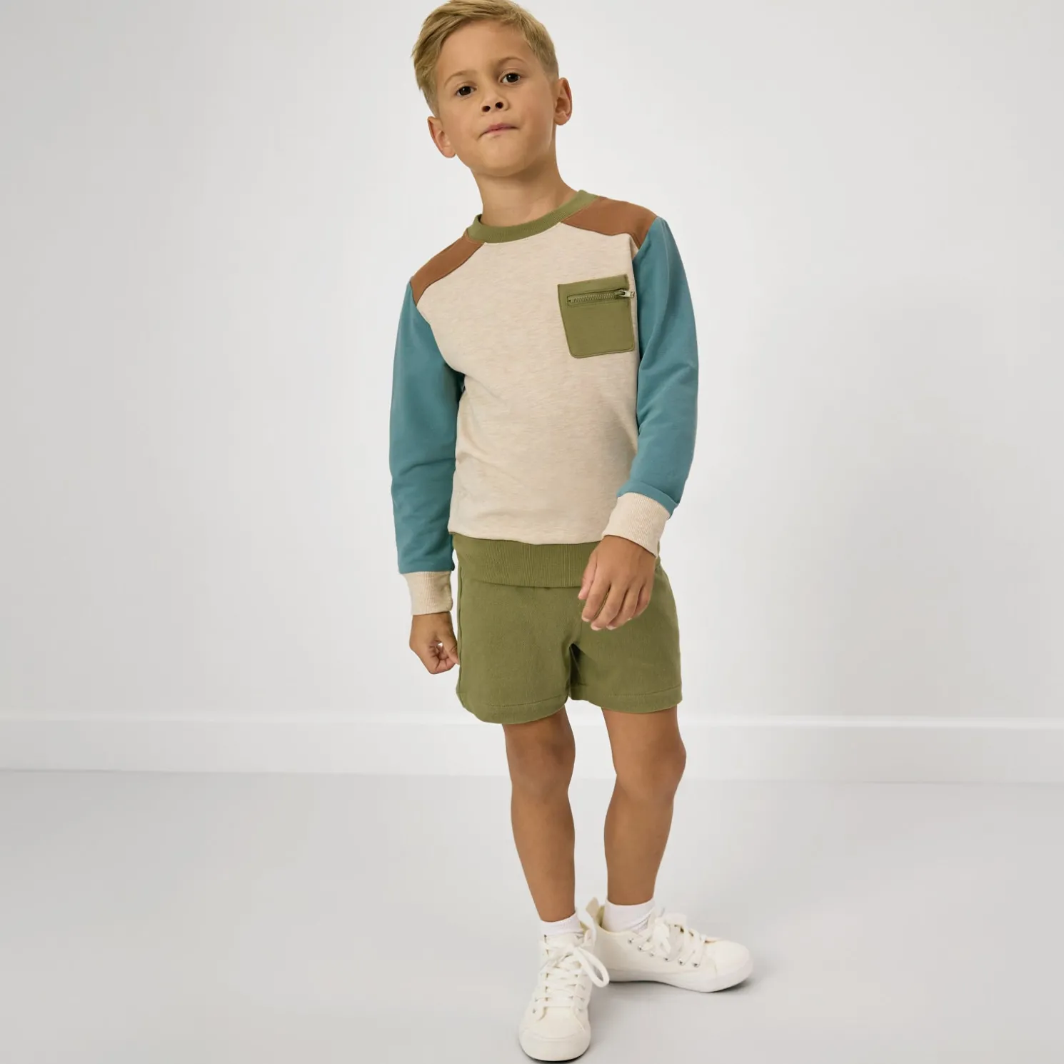 Natural Heather Crewneck Sweatshirt