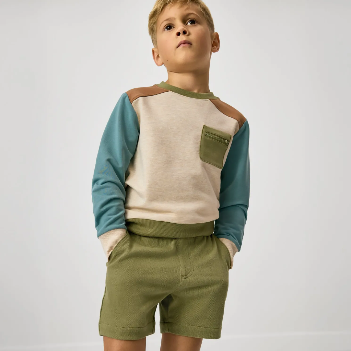 Natural Heather Crewneck Sweatshirt