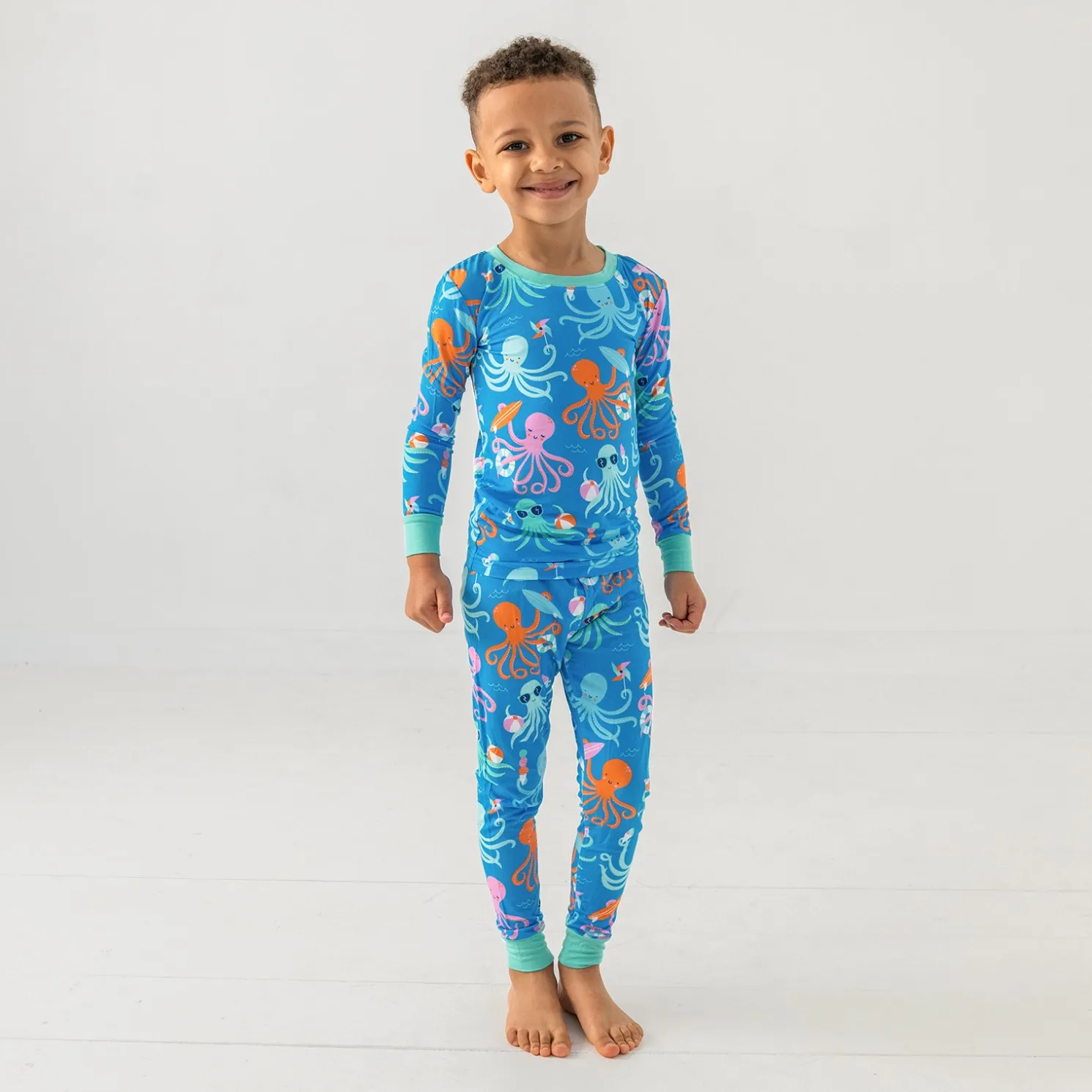 Octopus Party Two-Piece Pajama Set