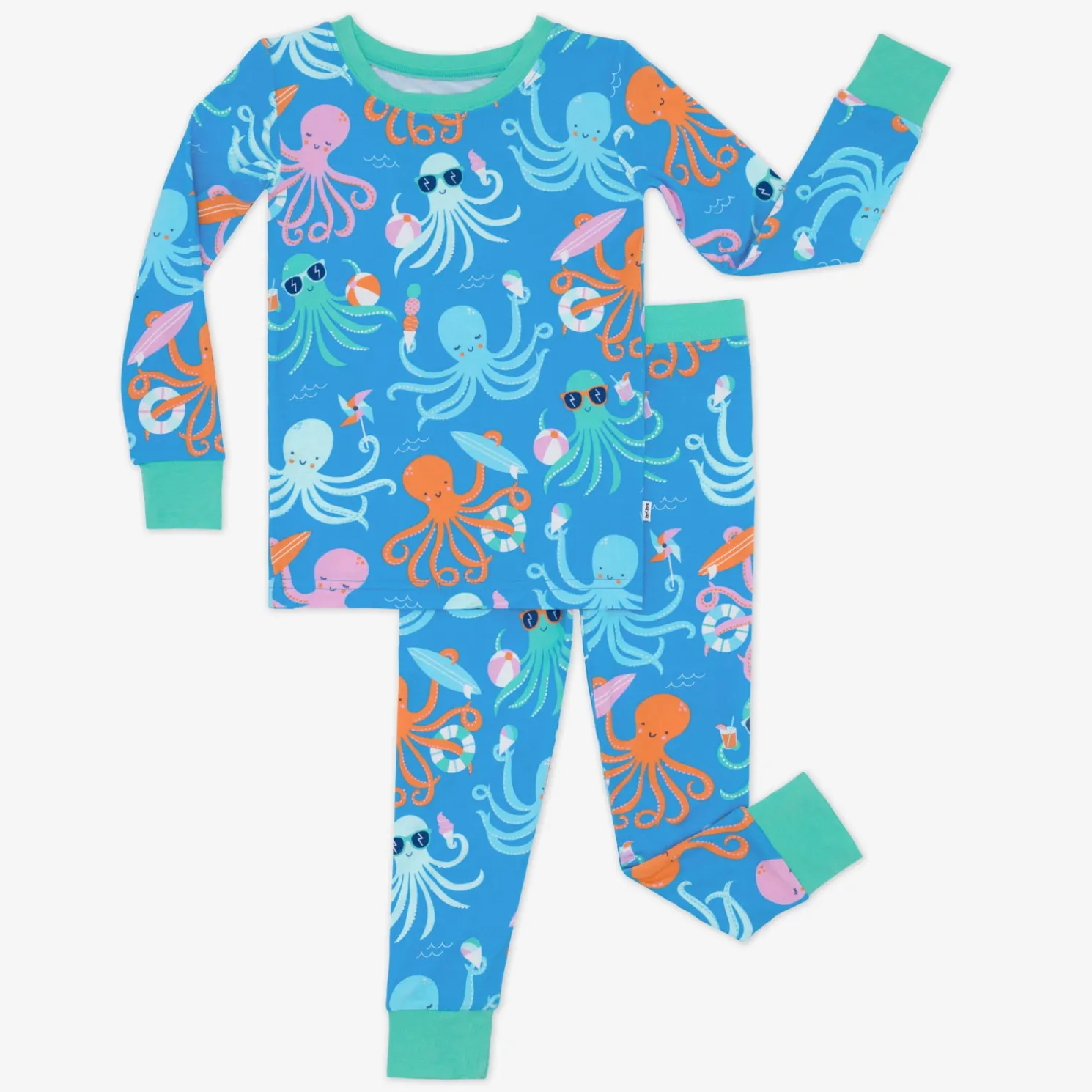 Octopus Party Two-Piece Pajama Set