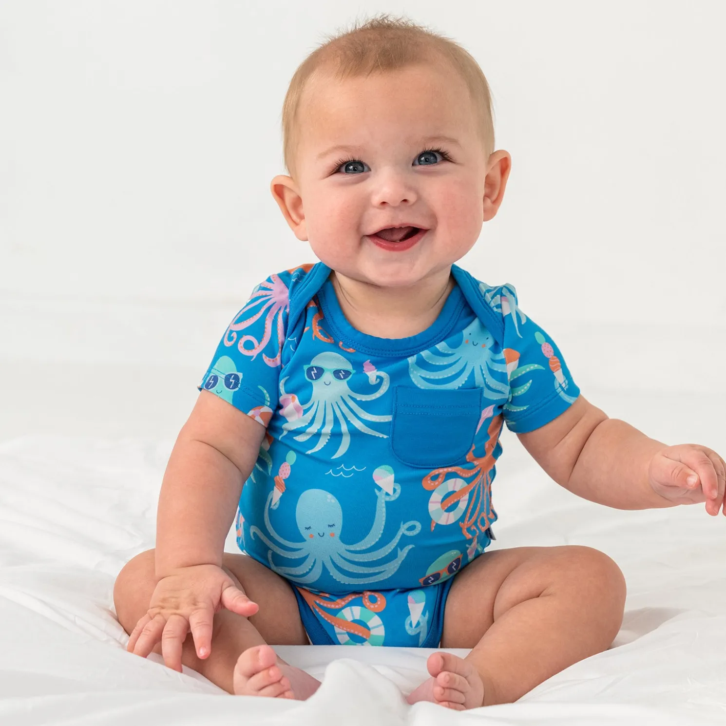 Octopus Party Pocket Bodysuit