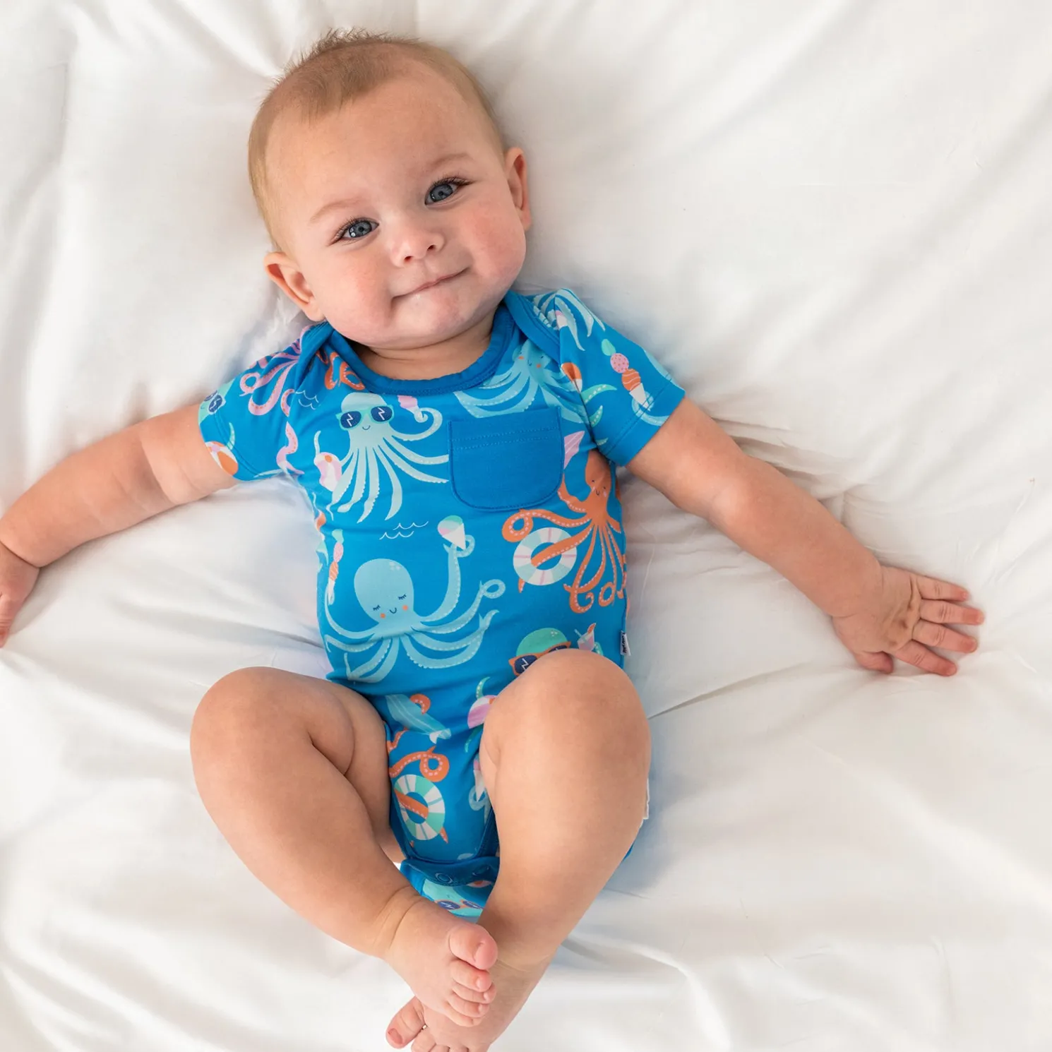 Octopus Party Pocket Bodysuit