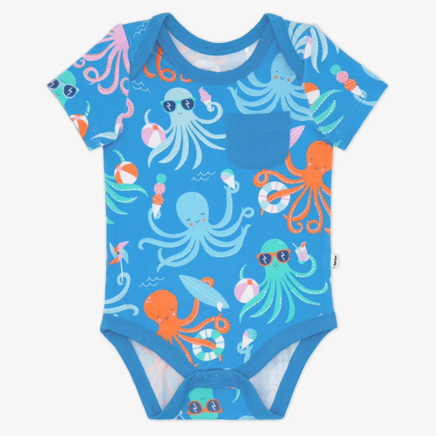 Octopus Party Pocket Bodysuit
