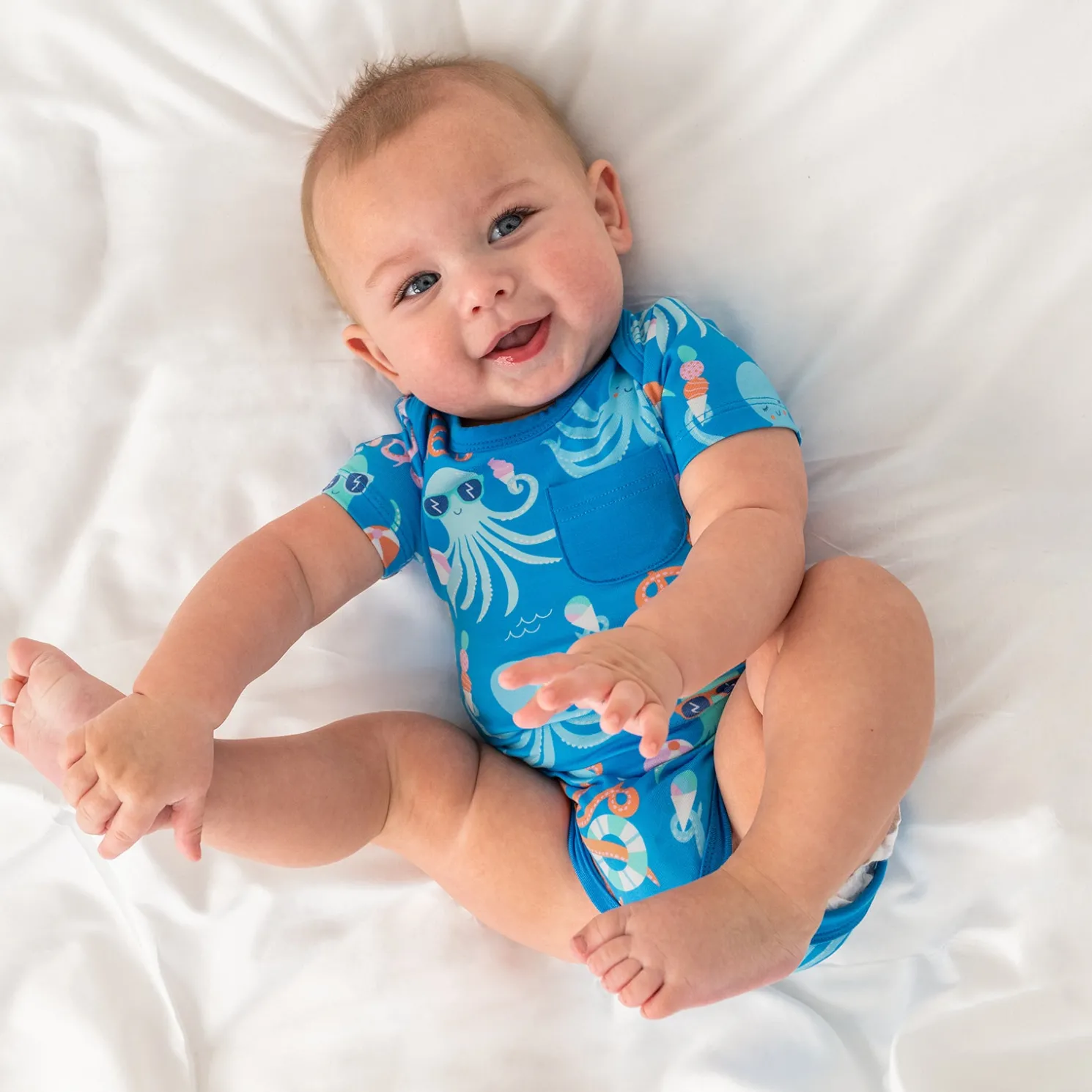 Octopus Party Pocket Bodysuit