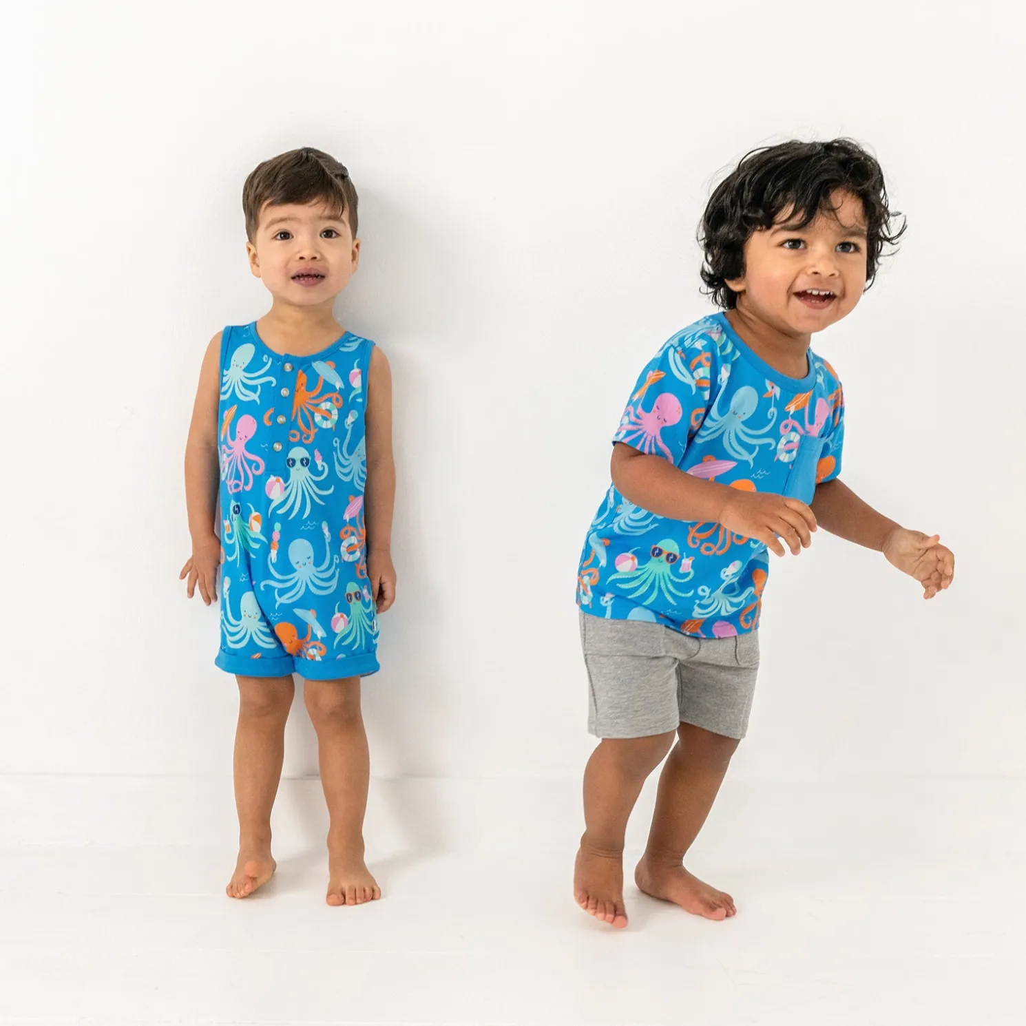 Octopus Party Relaxed Pocket Tee