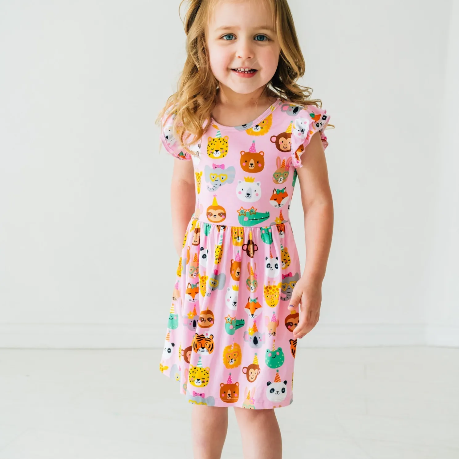 Party Pals Flutter Skater Dress