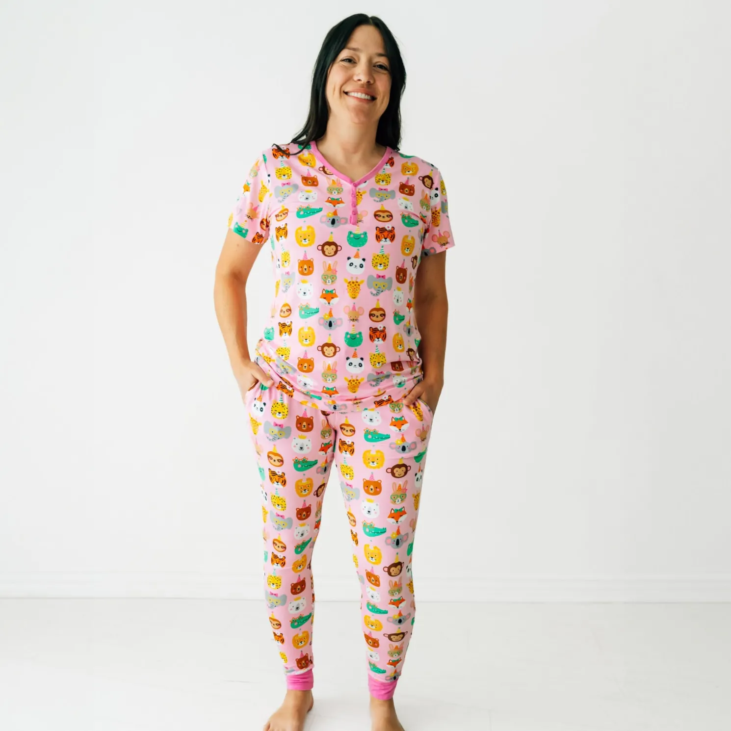 Party Pals Women's Short Sleeve Pajama Top
