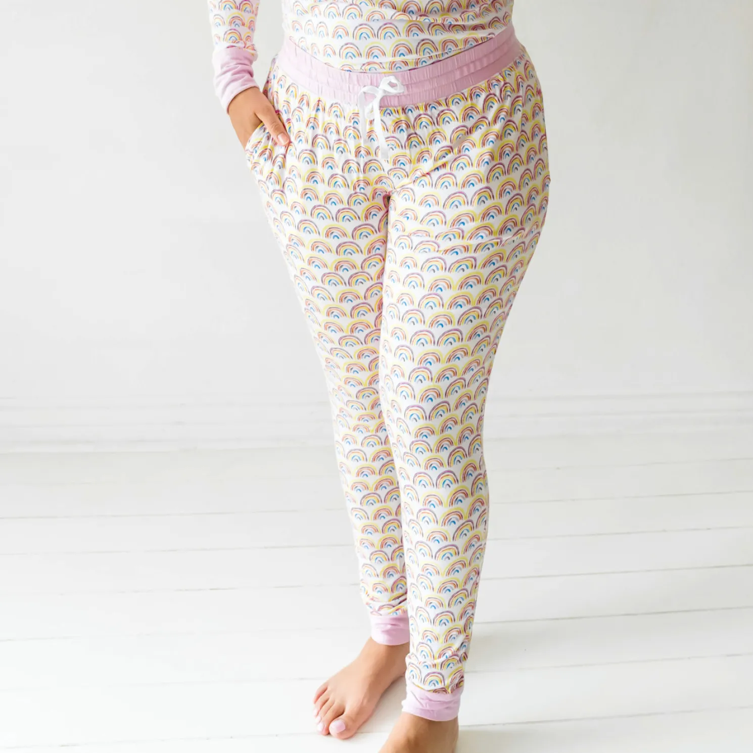 Pastel Rainbows Women's Pajama Pants