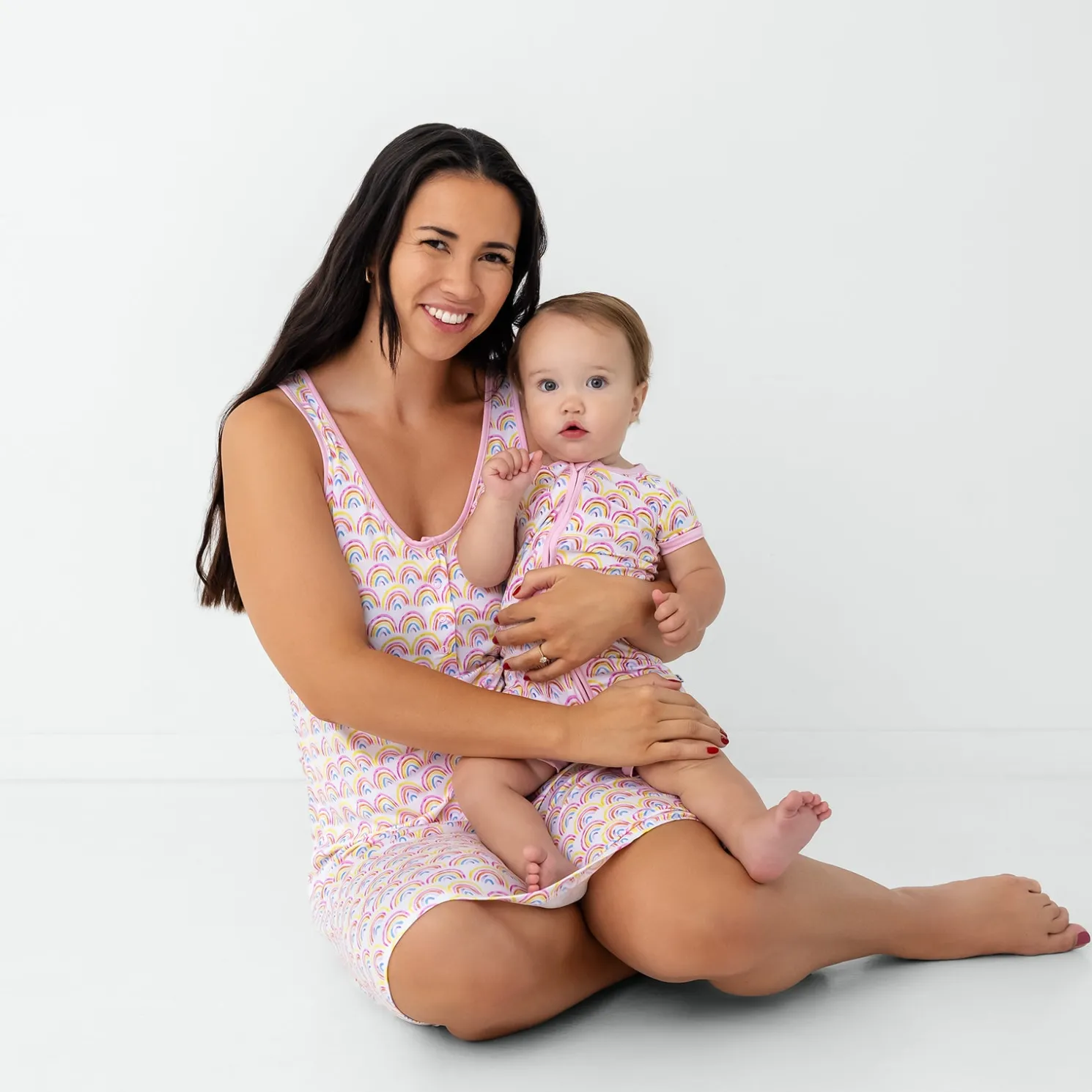 Pastel Rainbows Shorty Zippy